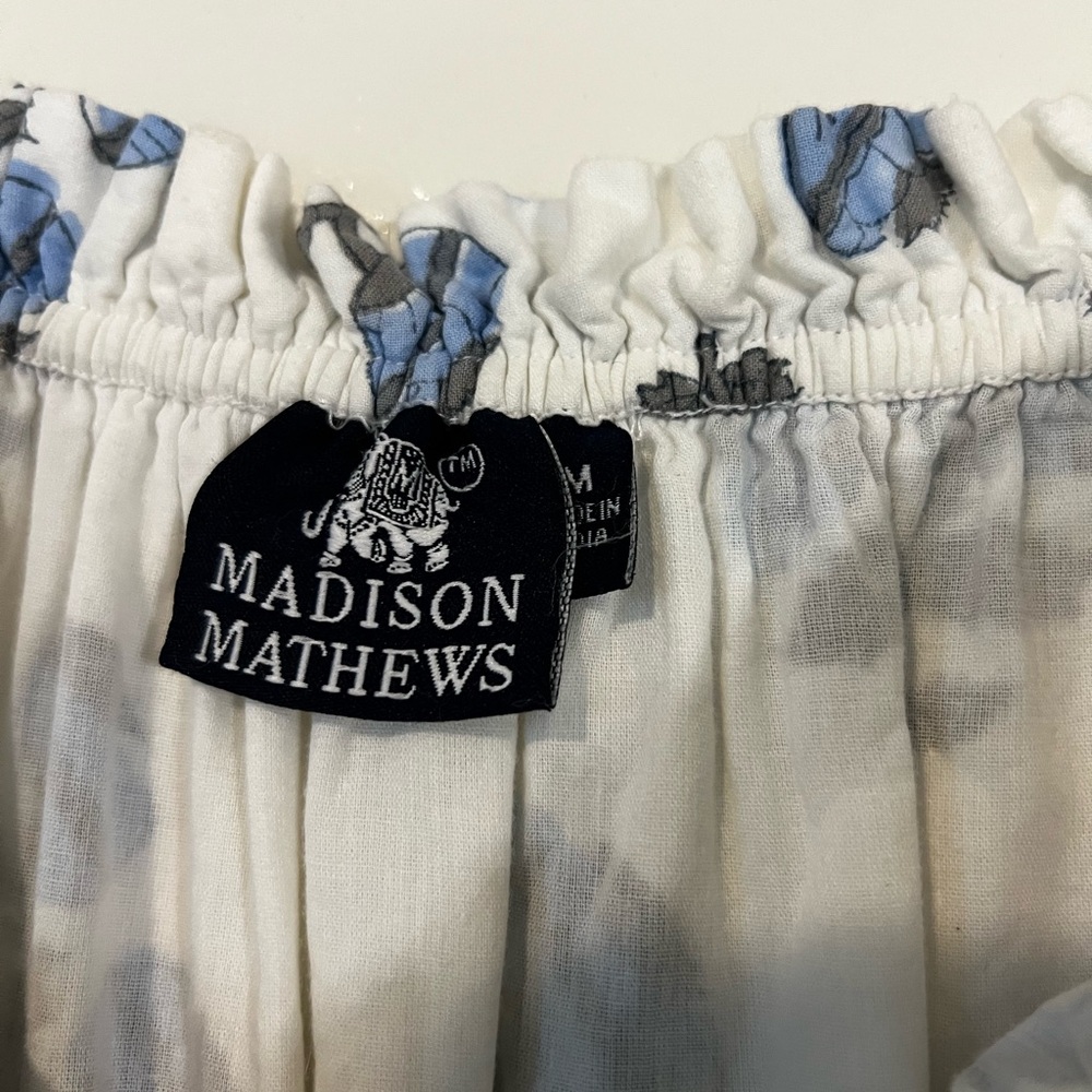 Madison Blue Floral Maxi Dress - Picture 3 of 4
